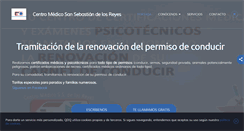 Desktop Screenshot of centro-medico-sansebastian.com